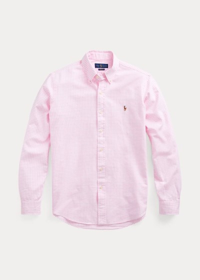 Men's Polo Ralph Lauren Classic Fit Gingham Shirts | 364982CXM